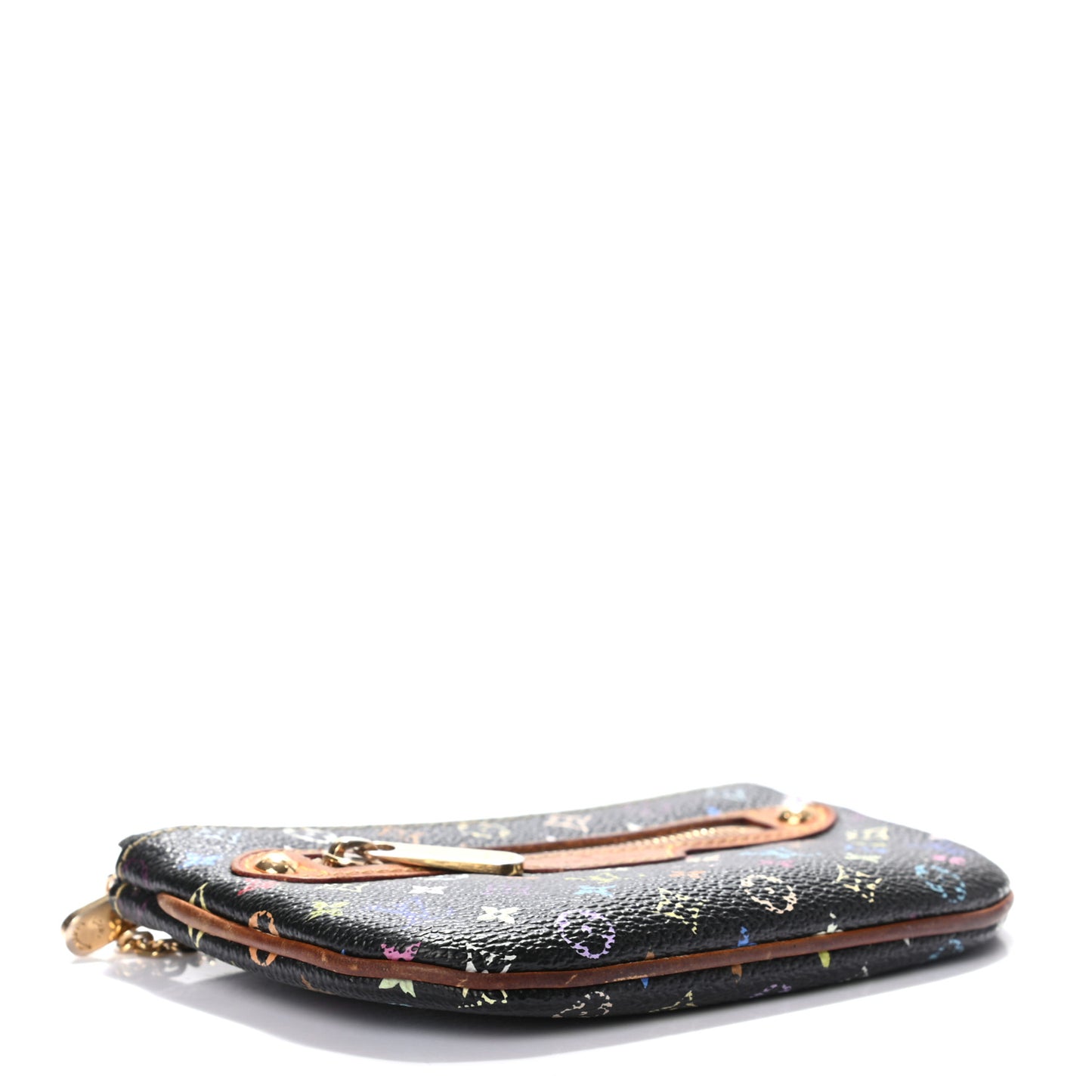 Monogram Multicolor Pochette Plate MM Black
