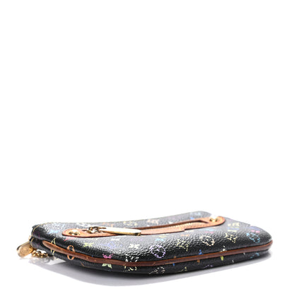 Louis Vuitton Monogram Multicolor Pochette Plate MM Black 4 of 6