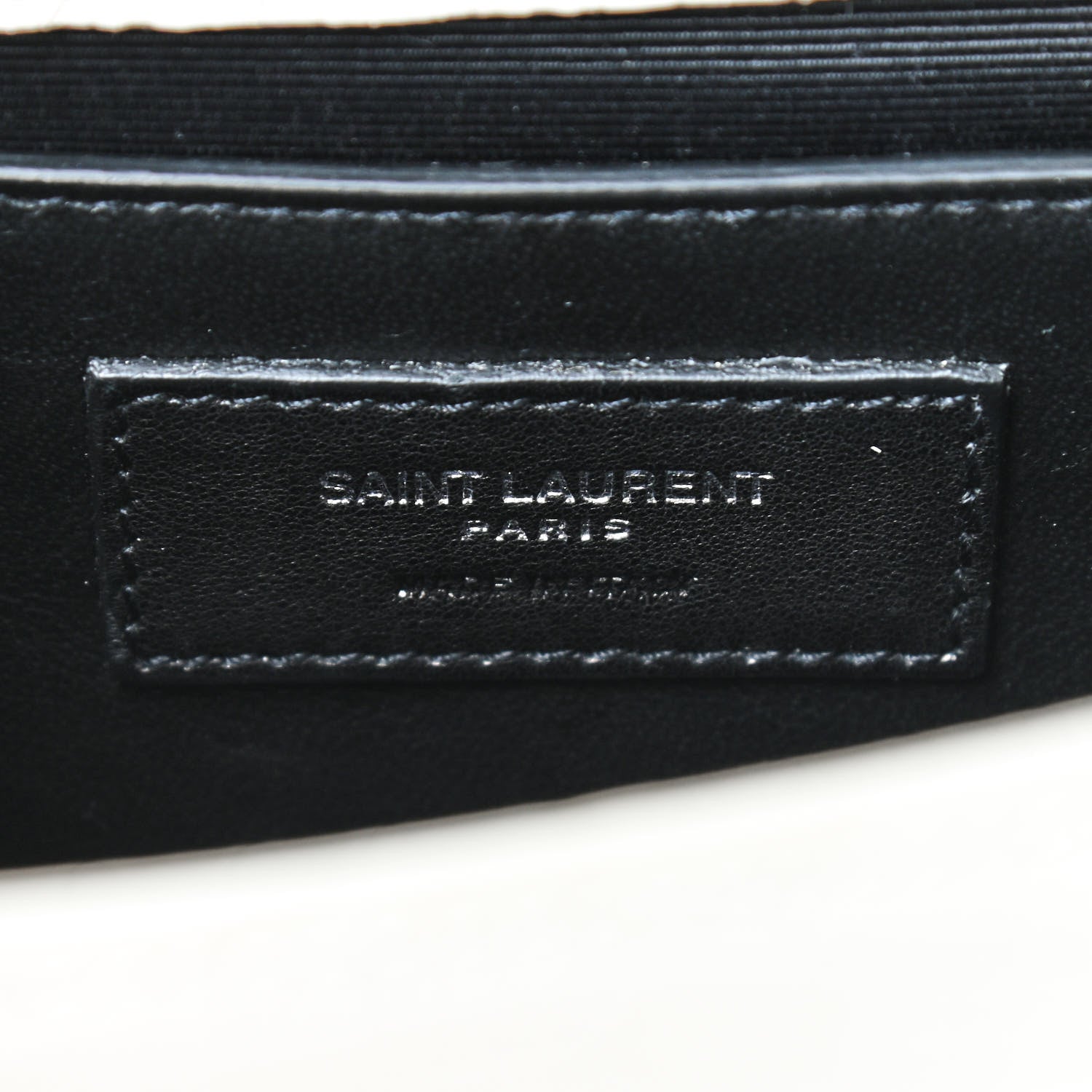 Saint Laurent Calfskin Crocodile Embossed Small Classic Monogram Kate Tassel Satchel Crema Soft 8 of 9