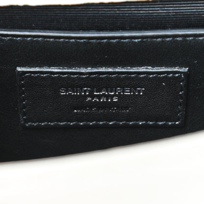 Saint Laurent Calfskin Crocodile Embossed Small Classic Monogram Kate Tassel Satchel Crema Soft 8 of 9