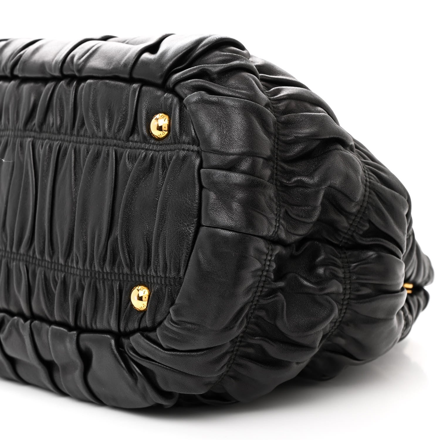 Prada Nappa Gaufre Tote Black 9 of 10