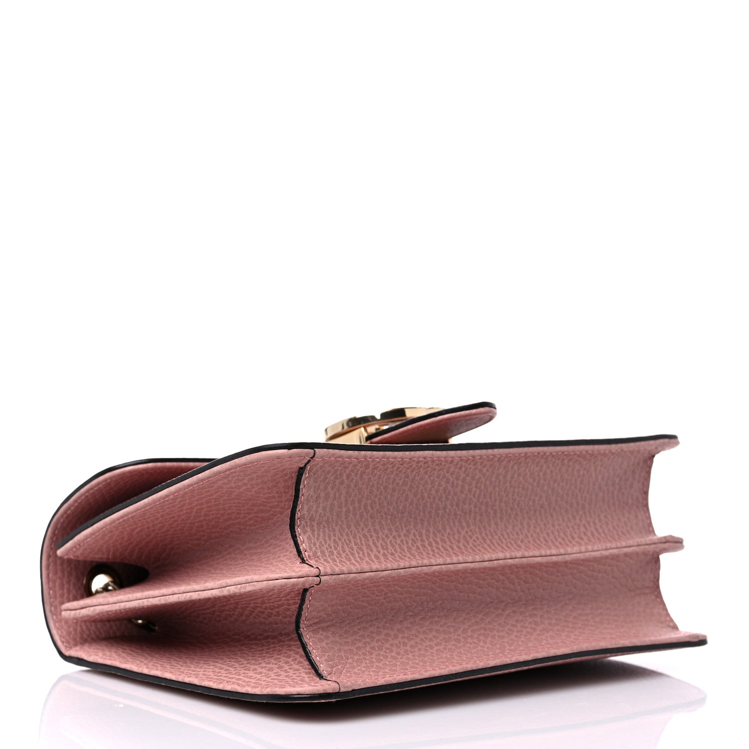 Gucci Dollar Calfskin Small Interlocking G Shoulder Bag Soft Pink 4 of 11