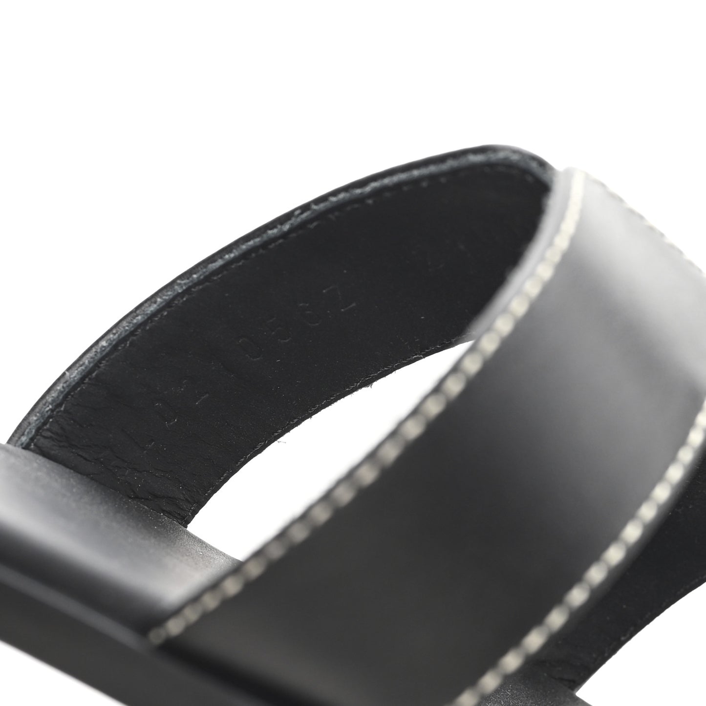 Box Calfskin Oran Sandals 37.5 Black