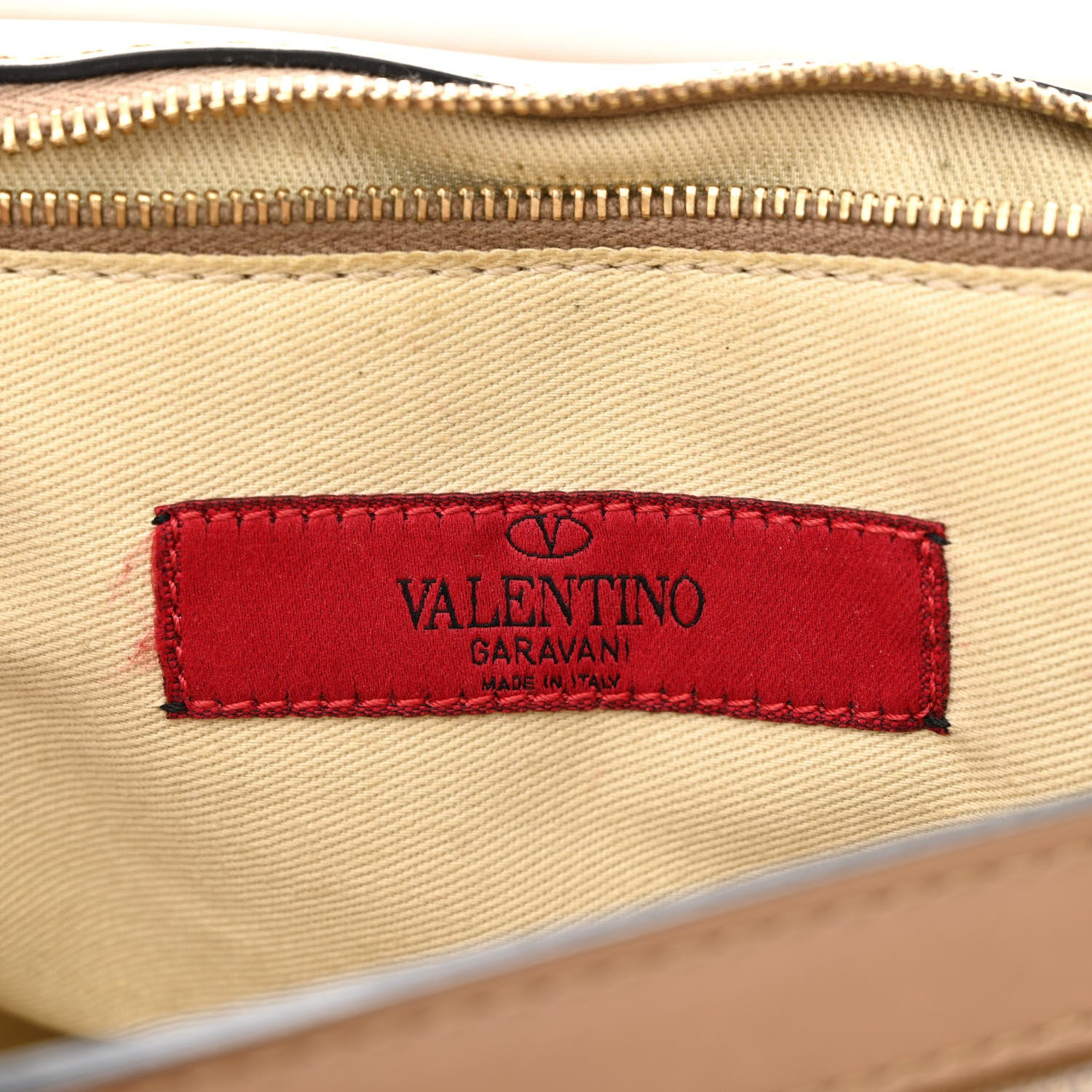Valentino Garavani Nappa Rockstud Frame Handle Bag Poudre 6 of 12