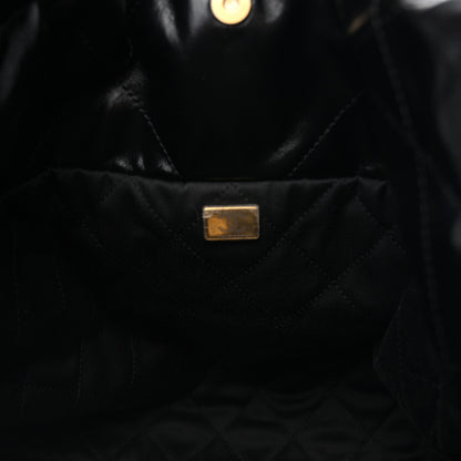 Chanel Shiny Calfskin Quilted Small Chanel 22 Black 7 of 12