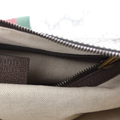 Gucci GG Supreme Monogram Web Ophidia Half Moon Hobo Brown 9 of 11