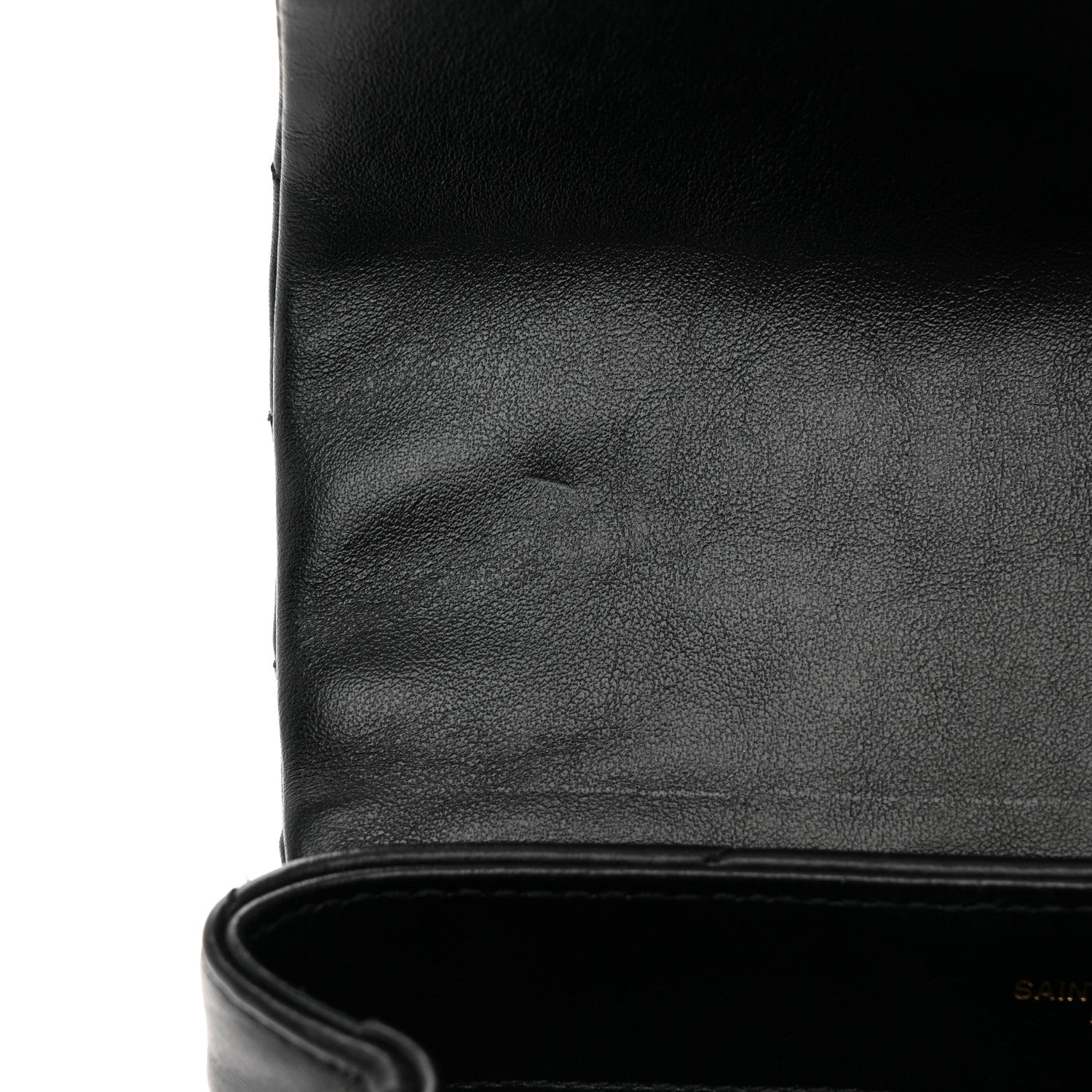 Saint Laurent Calfskin Y Quilted Monogram Toy Loulou Crossbody Bag Black 10 of 12