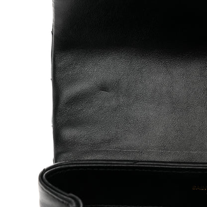 Saint Laurent Calfskin Y Quilted Monogram Toy Loulou Crossbody Bag Black 10 of 12