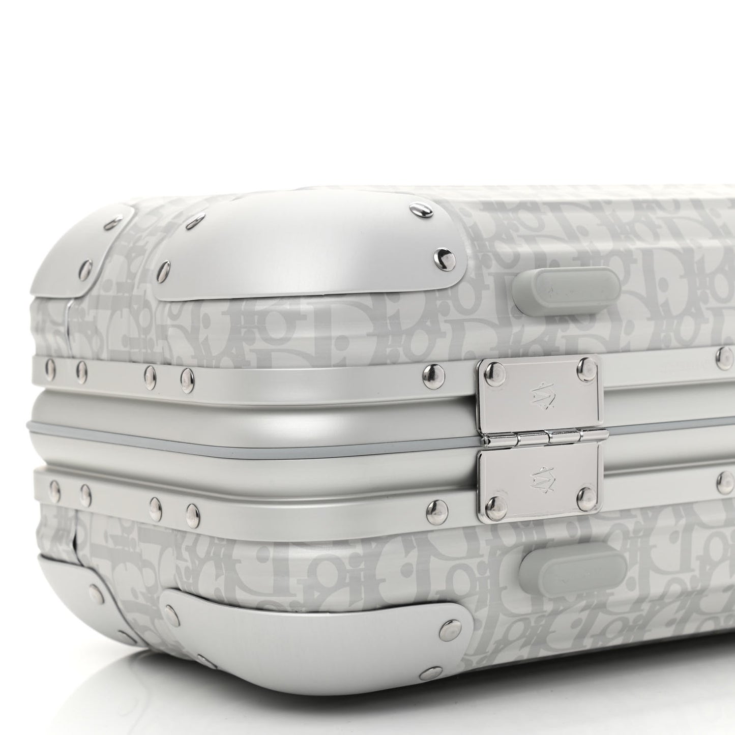 X RIMOWA Aluminum Oblique Hand Case Grey
