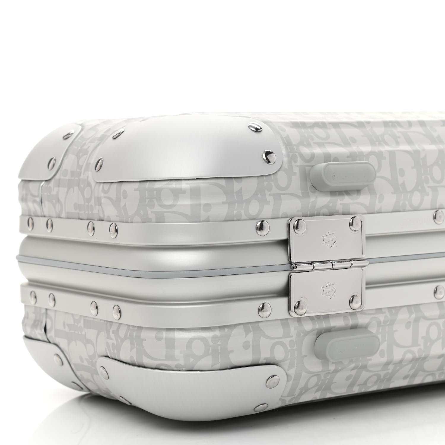 Christian Dior X RIMOWA Aluminum Oblique Hand Case Grey 8 of 9