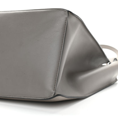 Prada City Calfskin Large Etiquette Tote Light Grey 11 of 11