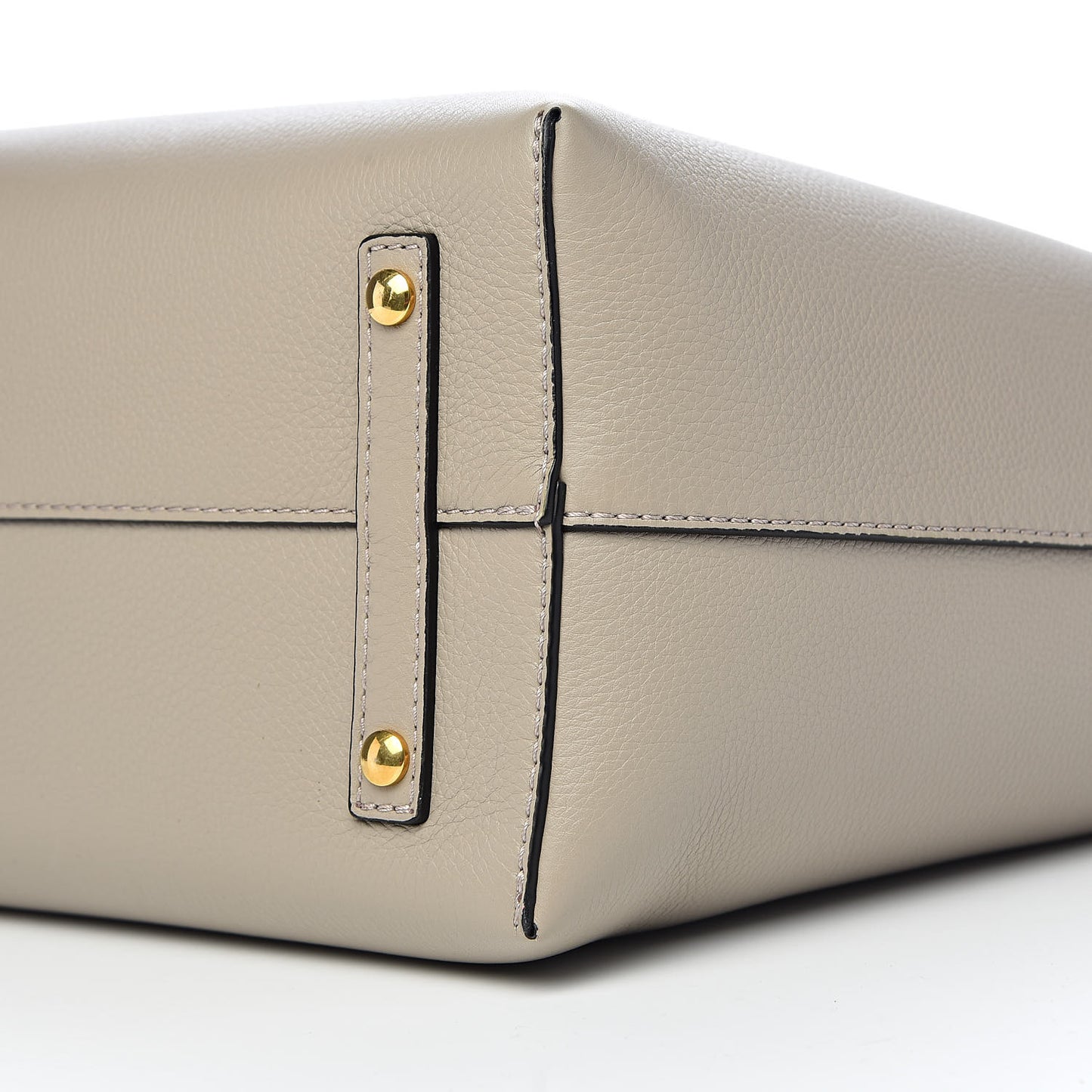 Soft Grain Calfskin Medium Belt Bag Mineral Grey