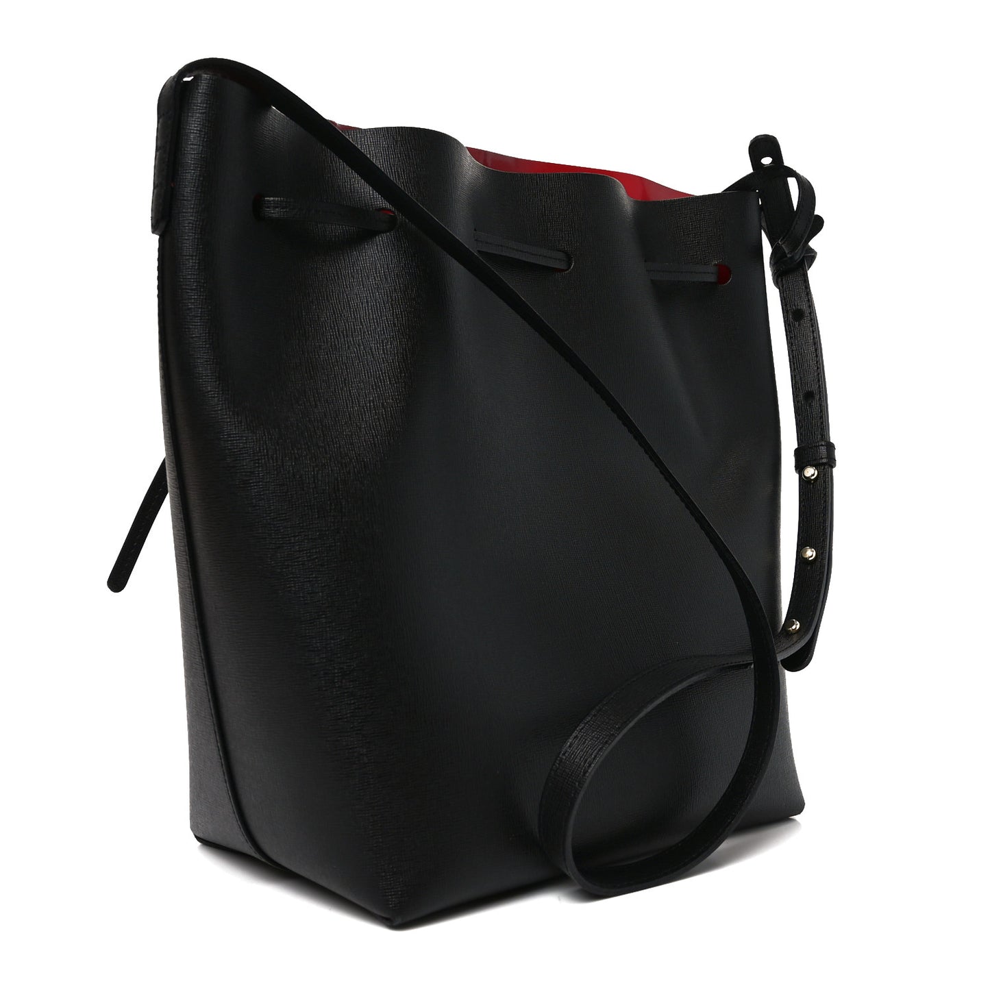 Saffiano Bucket Bag Black Flamma