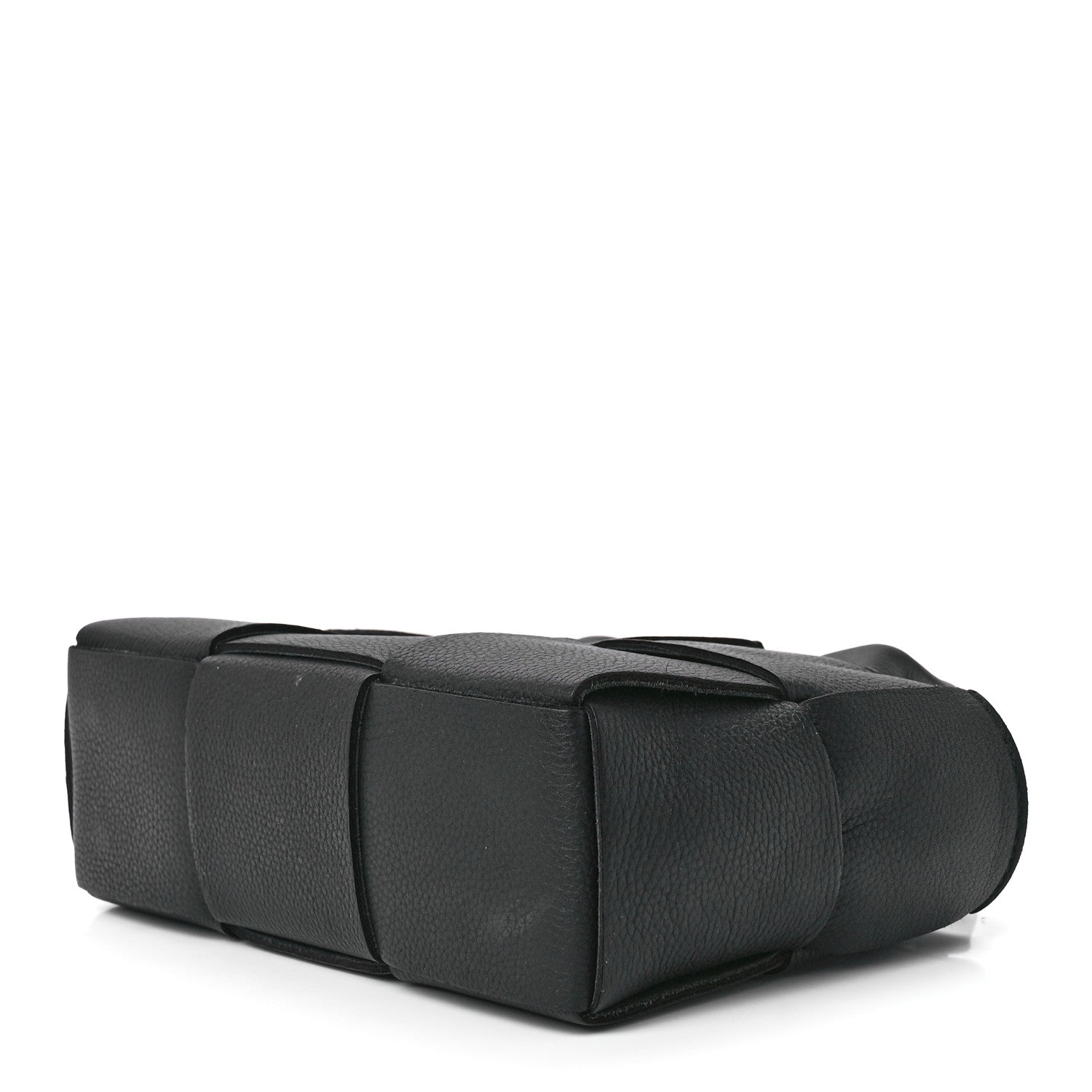 Bottega Veneta Grained Calfskin Maxi Intrecciato Mini Arco Tote Black 8 of 10