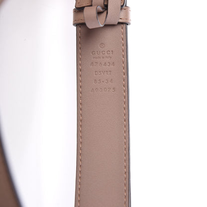 Gucci Calfskin Matelasse GG Marmont Belt Bag 85 34 Porcelain Rose 8 of 8