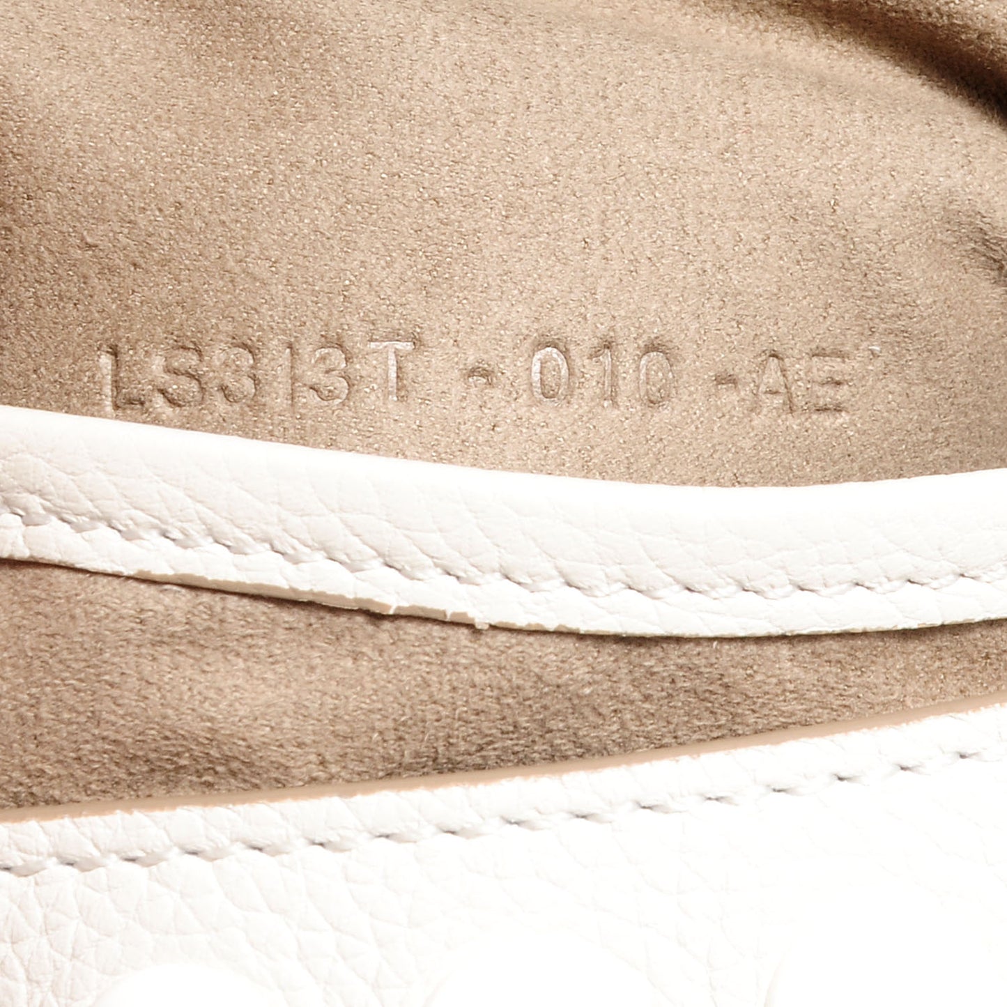 Pebbled Calfskin Studded Mini Jennifer Crossbody White