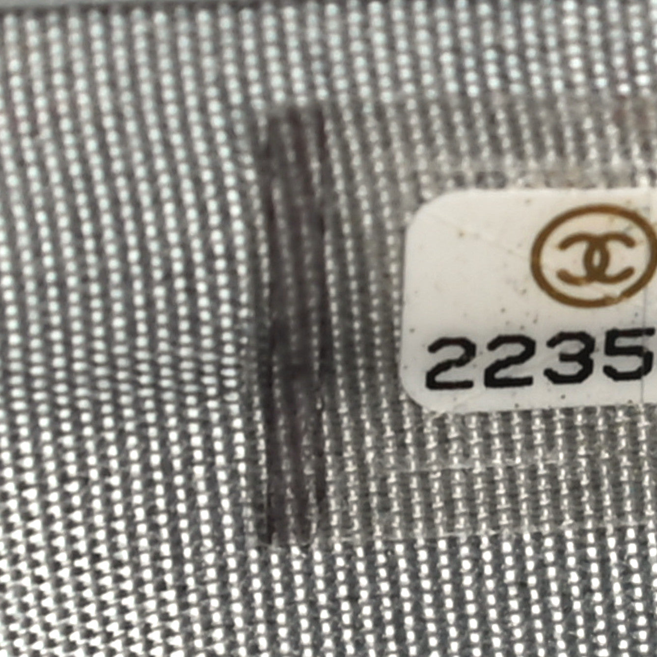 Metallic Caviar Chevron Quilted Boy Small Zip Around Wallet Silver