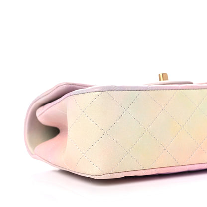 Chanel Lambskin Quilted Ombre Mini Top Handle Rectangular Flap Pink Multicolor 8 of 10