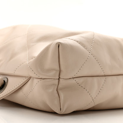 Chanel Shiny Calfskin Quilted Chanel 22 Backpack Beige 9 of 13