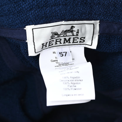 Hermes Terry Cloth Gia Funny Ice Cream Bucket Hat 57 Encre 8 of 8