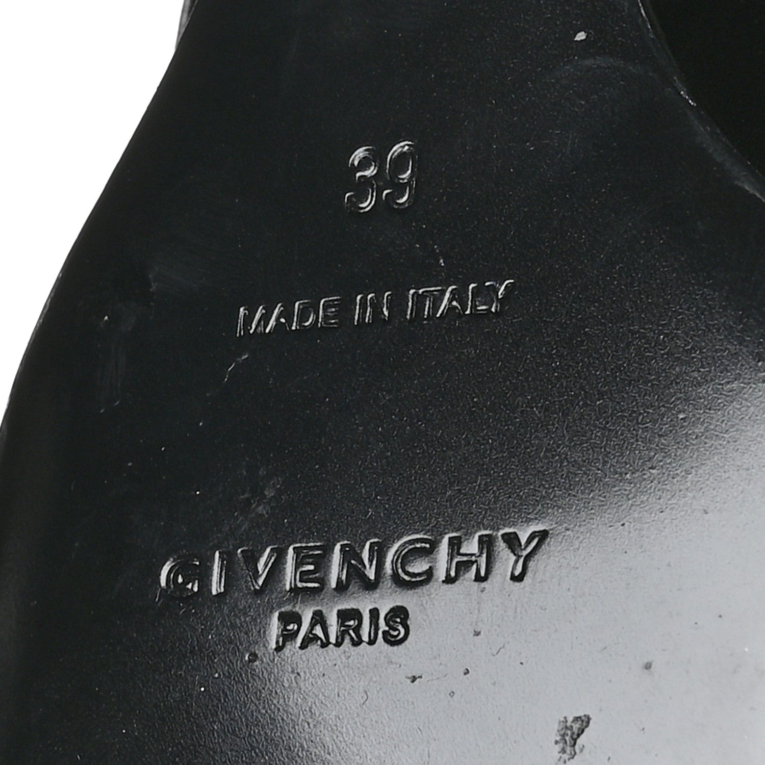 Givenchy Calfskin Shark Lock Ankle Boots 39 Black 7 of 8