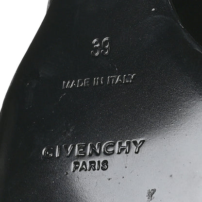 Givenchy Calfskin Shark Lock Ankle Boots 39 Black 7 of 8