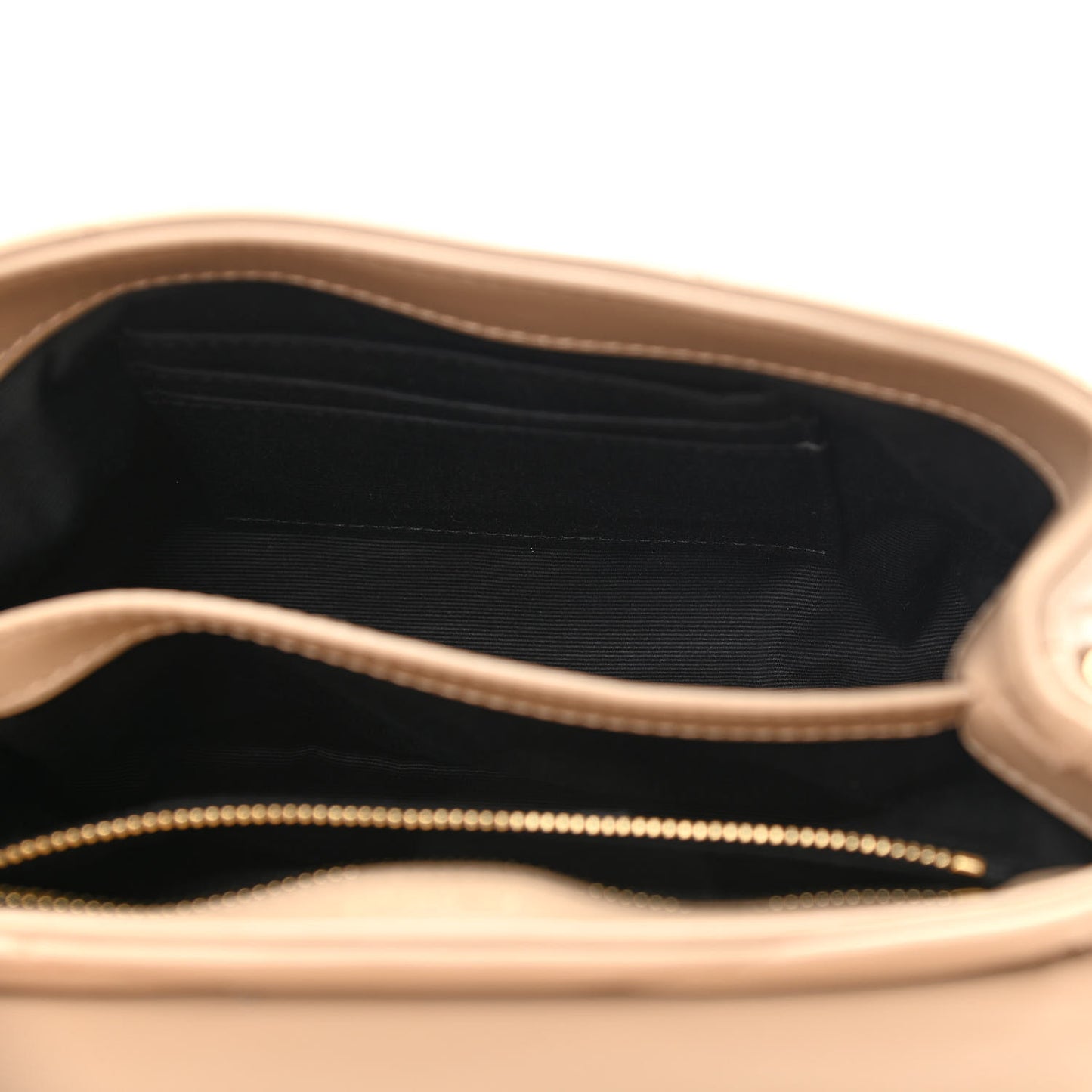 Calfskin Y Quilted Monogram Toy Loulou Crossbody Bag Latte