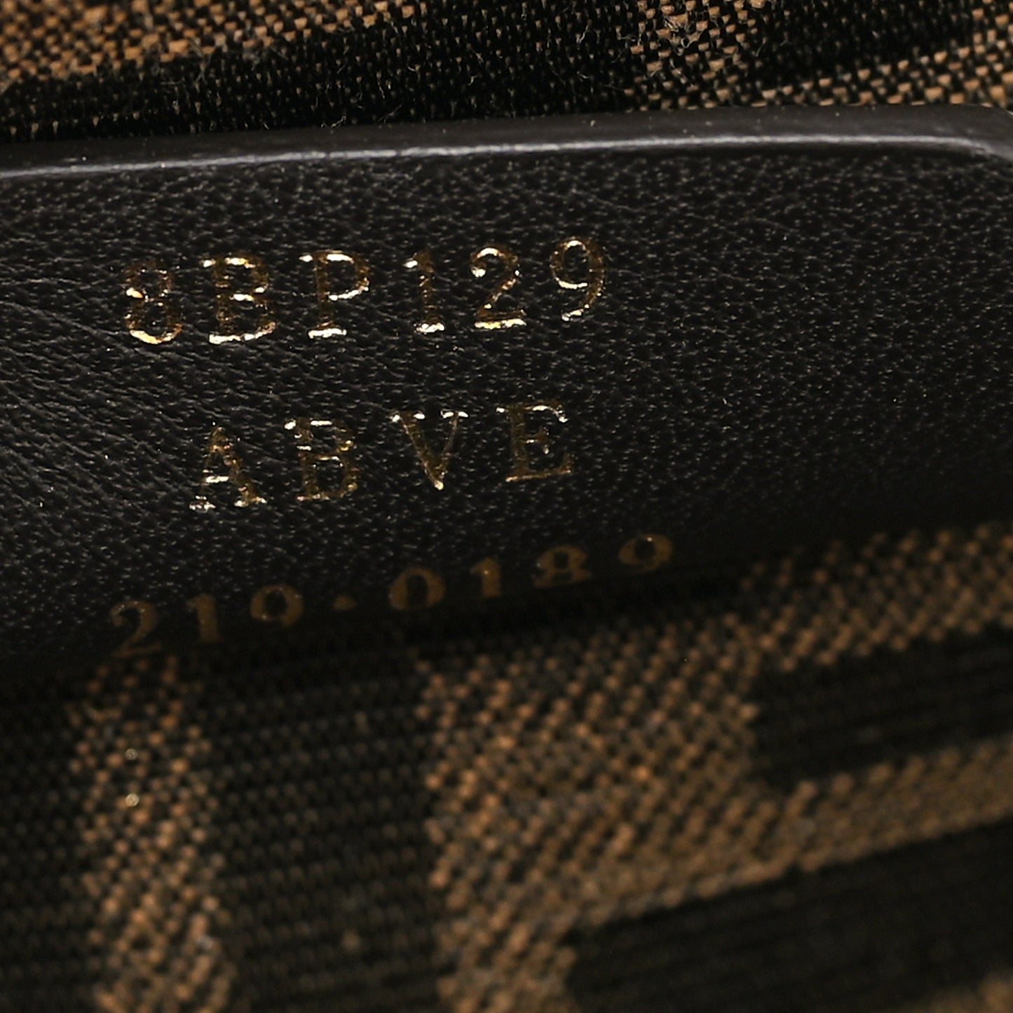 Shiny Nappa Small Fendi First Caramello