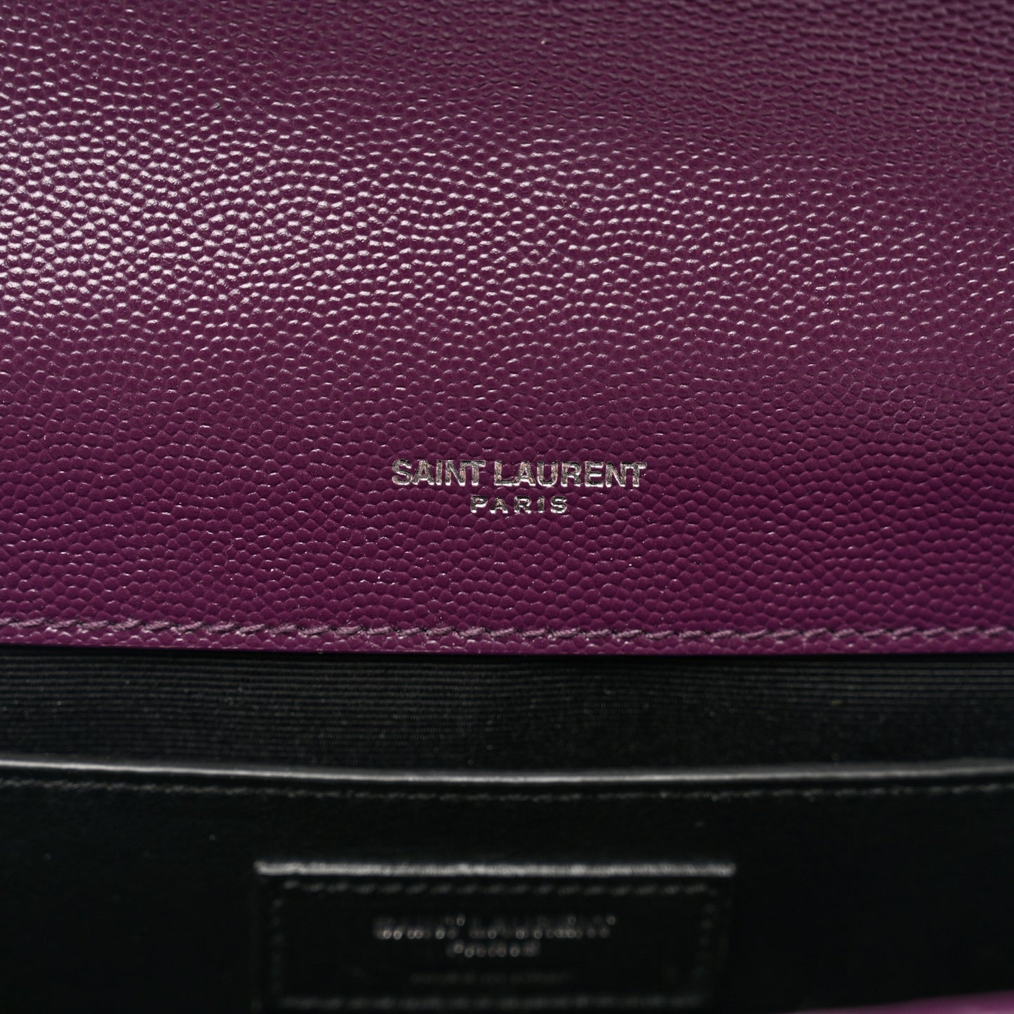 Grain De Poudre Textured Mixed Matelasse Triquilt Medium Monogram Satchel Lilac