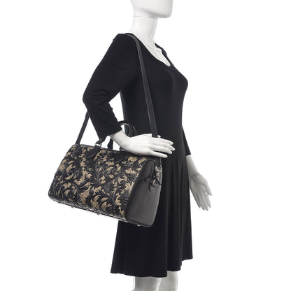 Gucci GG Supreme Monogram Arabesque Large Boston Black 2 of 8