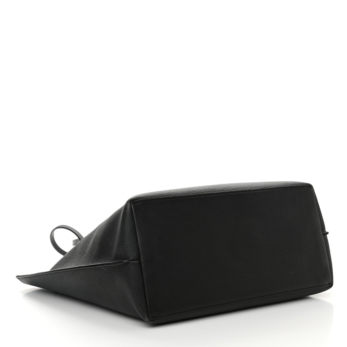 Calfskin Lockme Go Tote Black