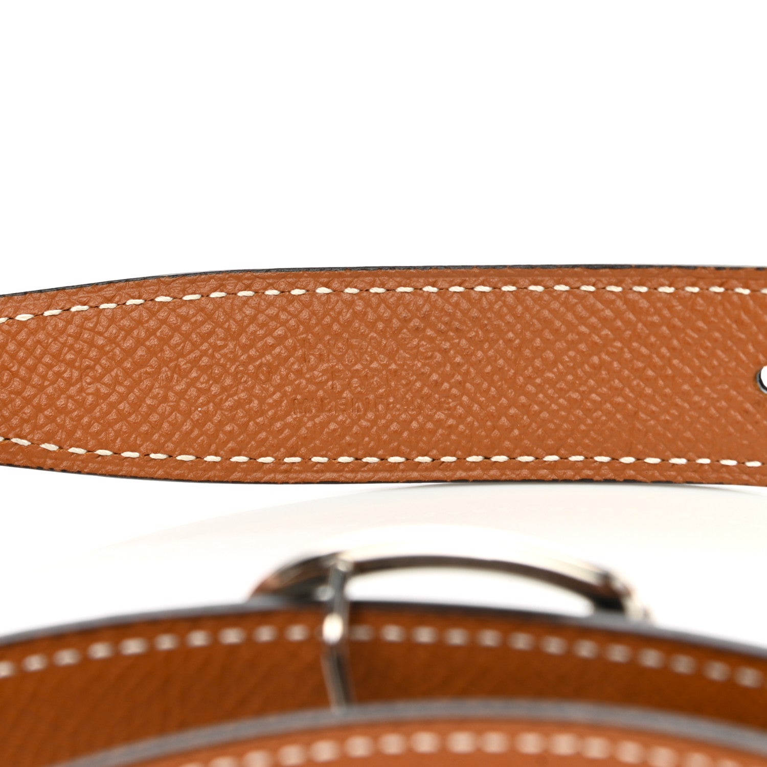 Hermes Epsom Swift 24mm Mors Belt 90 36 Gold Black 3 of 5