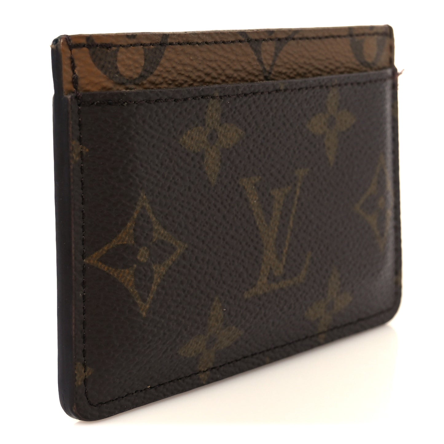 Reverse Monogram Card Holder