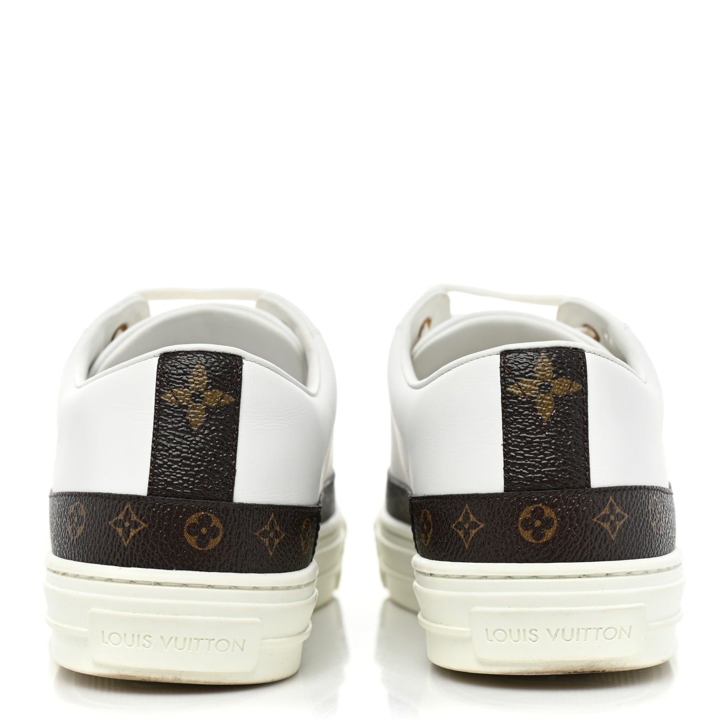 Monogram Womens Stellar Sneakers 39.5 White