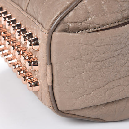 Alexander Wang Pebbled Lambskin Mini Rockie Latte Rose Gold Hardware 9 of 9