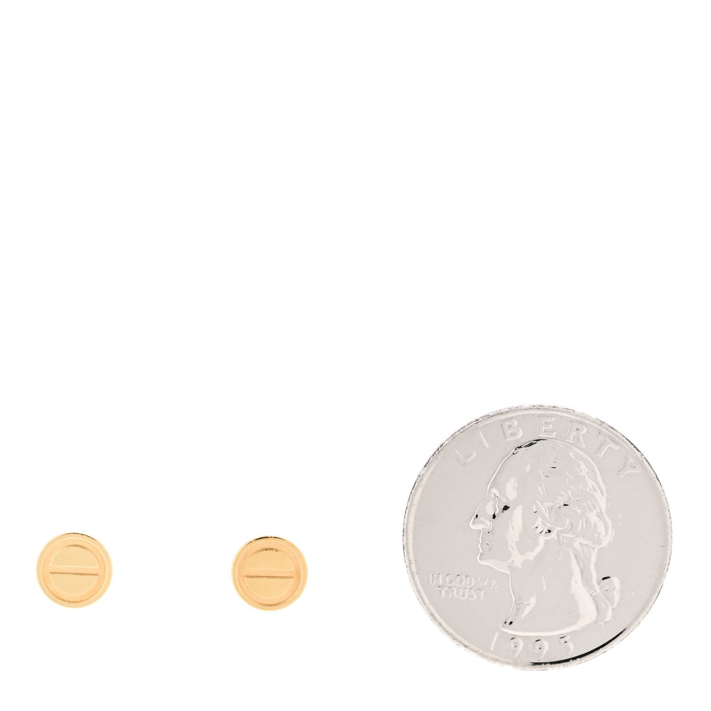 18K Yellow Gold LOVE Earrings