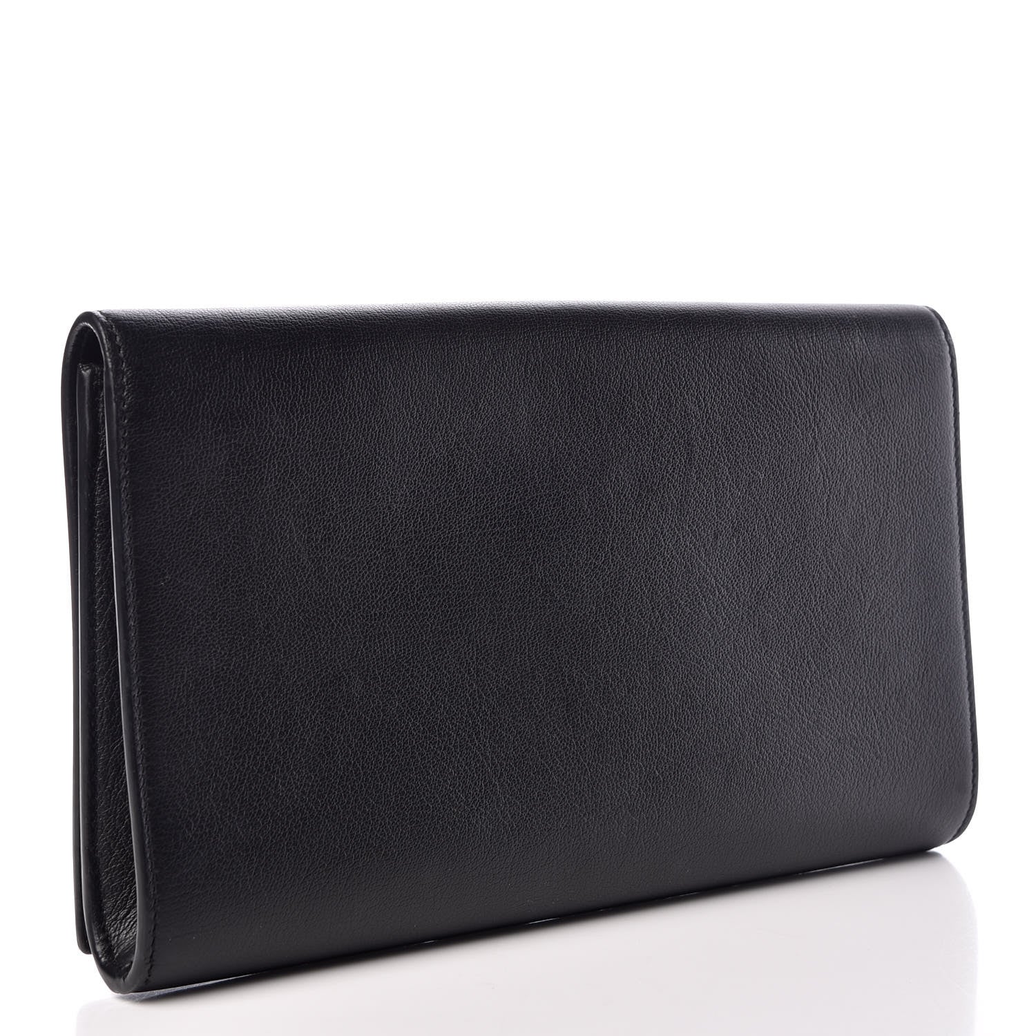 Saint Laurent Calfskin Monogram Large Belle De Jour Clutch Black 3 of 15
