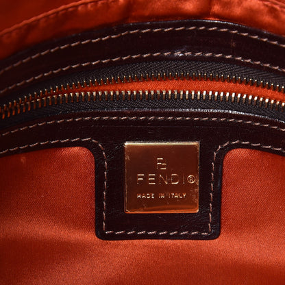 Fendi Beaded Baguette Shoulder Bag Gold 6 of 8