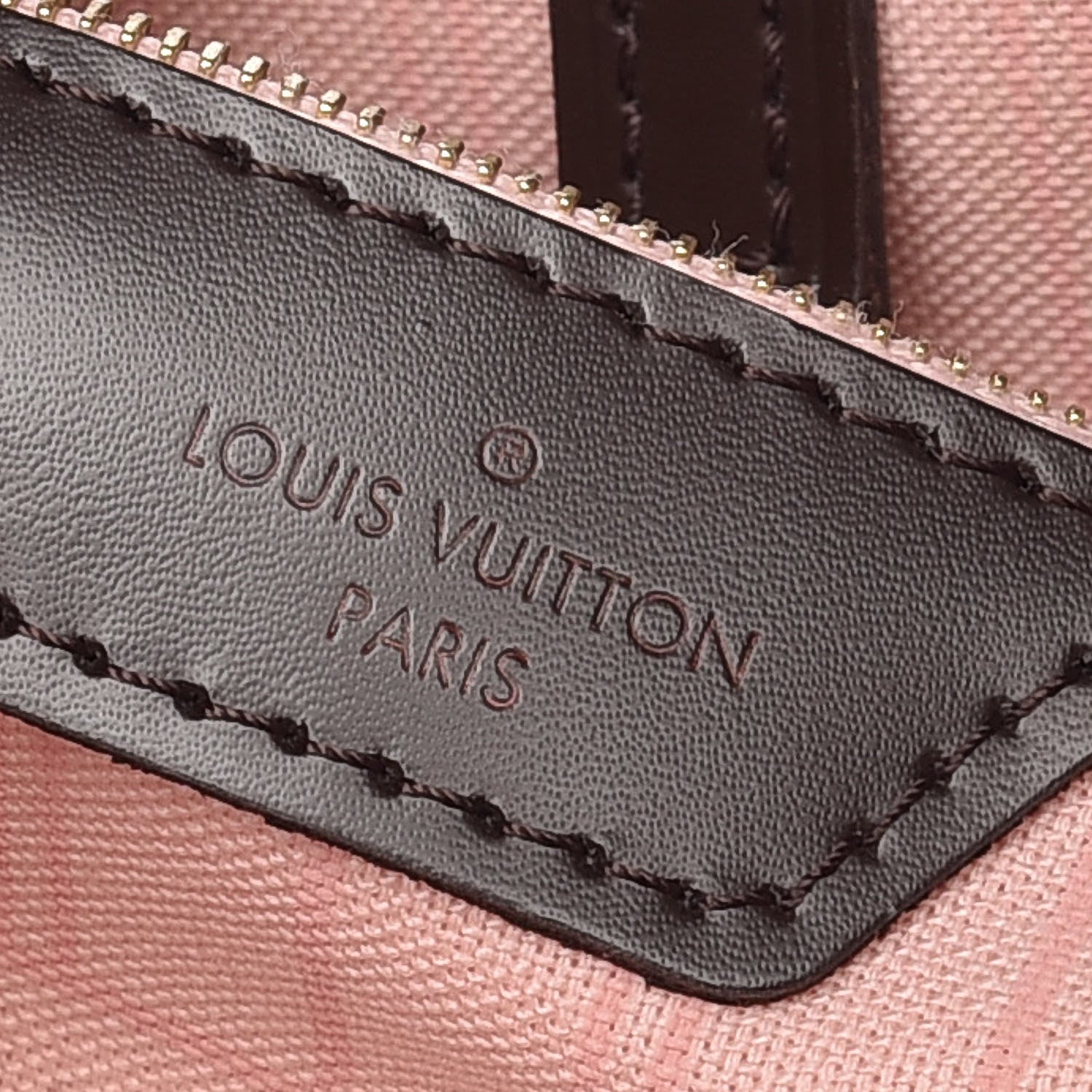 Louis Vuitton Damier Ebene Neo Neverfull MM Rose Ballerine 8 of 16