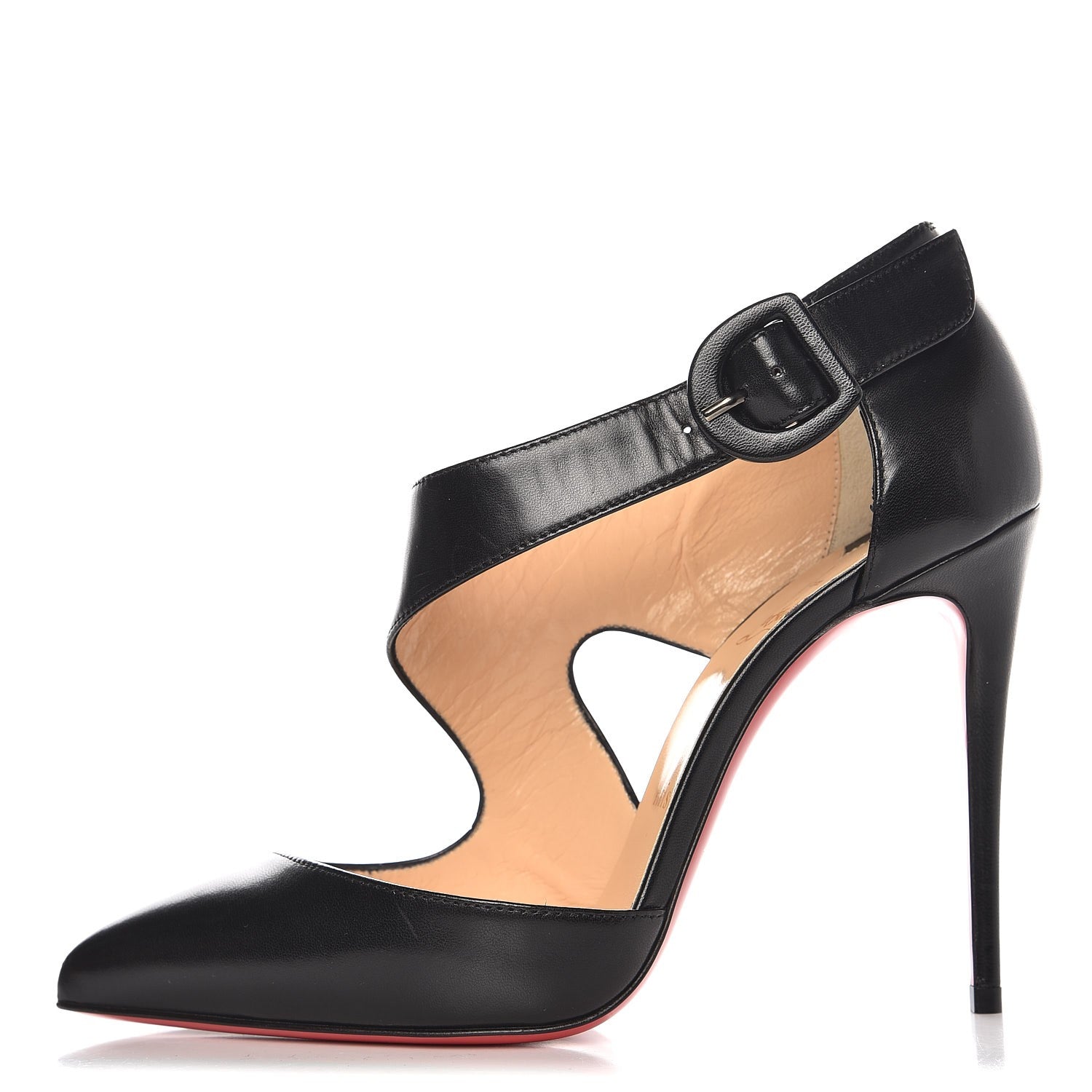 Christian Louboutin Nappa Sharpeta 100 Pumps 37 Black 1 of 7