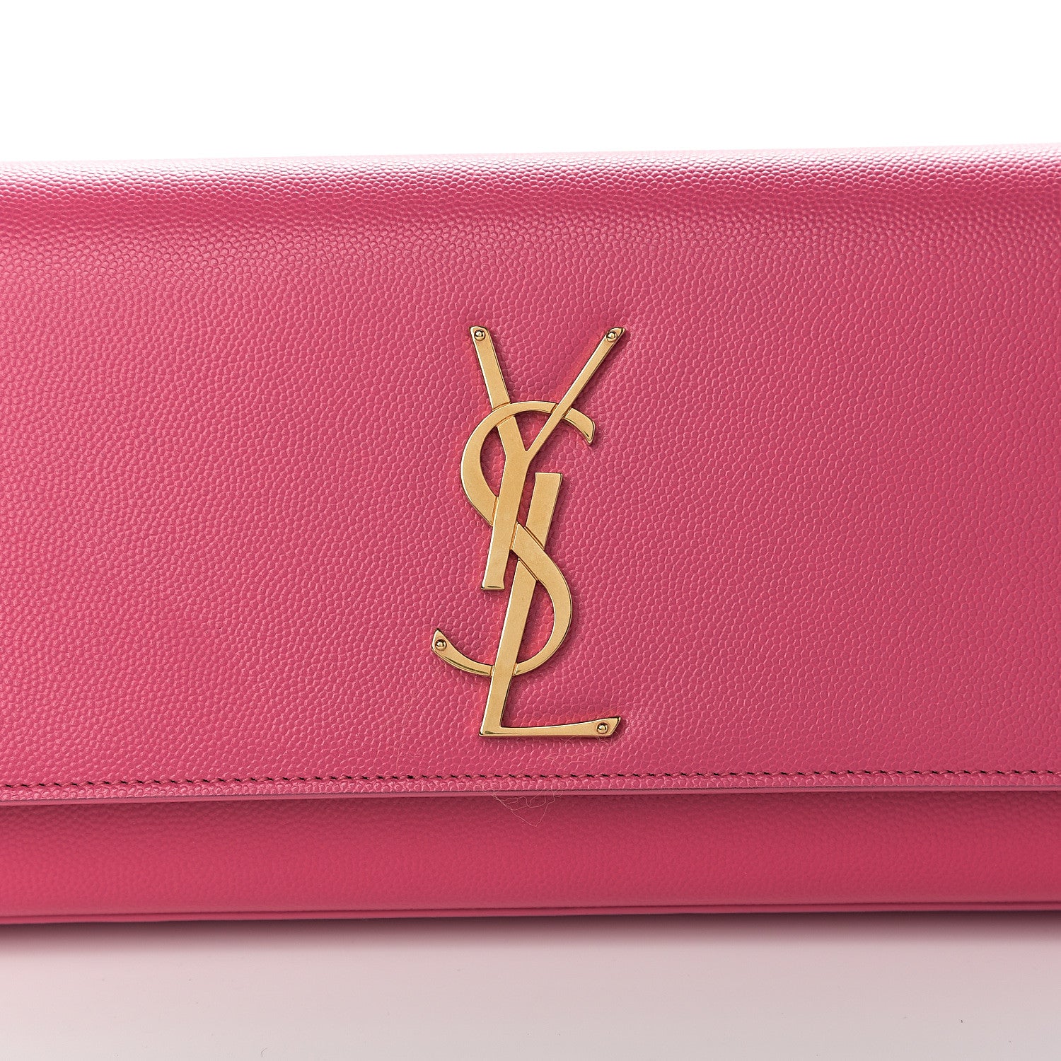 Saint Laurent Grain De Poudre Classic Monogram Cassandre Clutch Lipstick Fuchsia 9 of 9