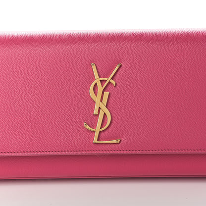 Saint Laurent Grain De Poudre Classic Monogram Cassandre Clutch Lipstick Fuchsia 9 of 9