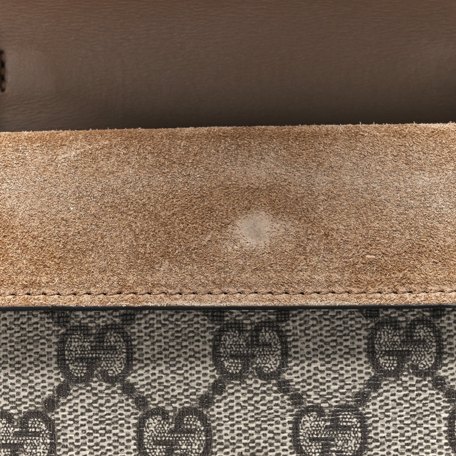 Gucci GG Supreme Monogram Super Mini Dionysus Shoulder Bag Taupe 6 of 11