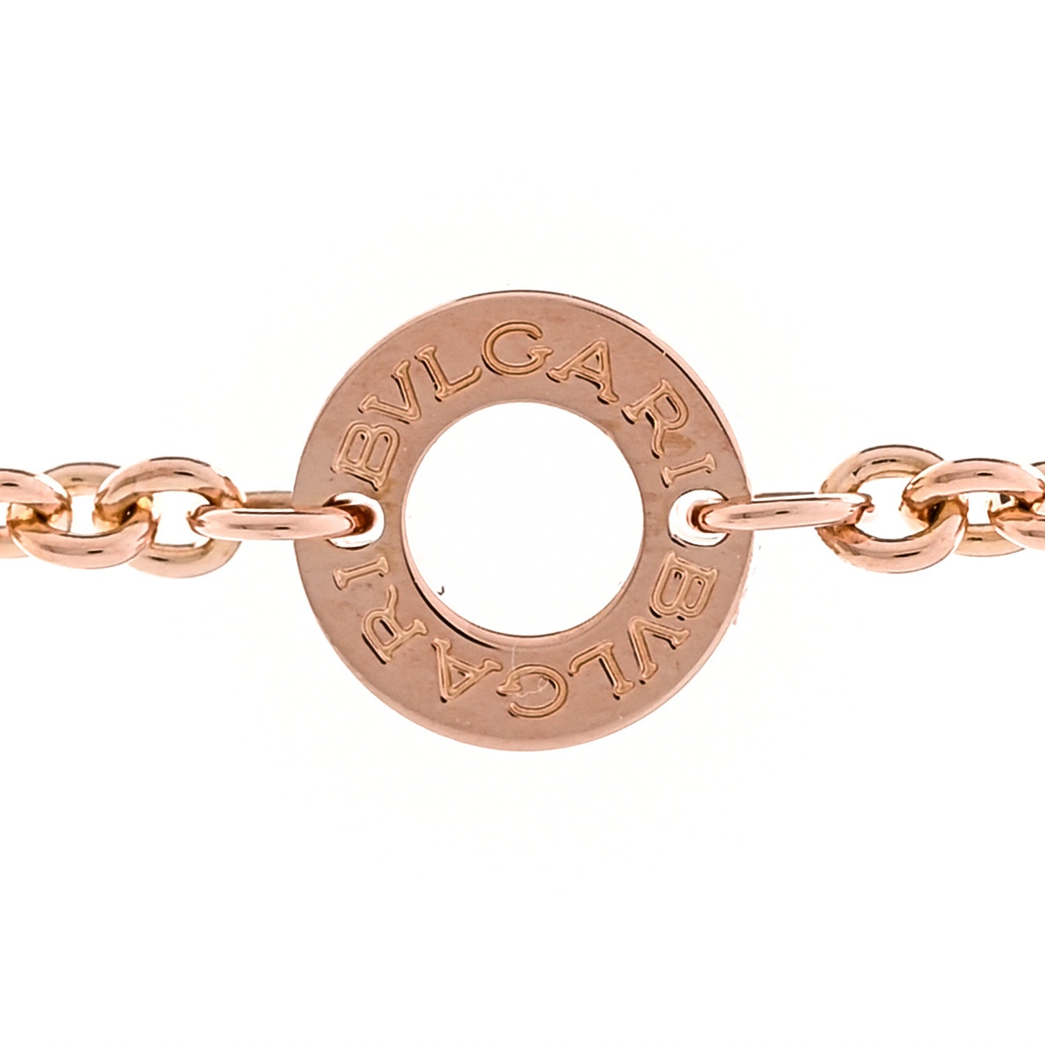 Bulgari 18K Rose Gold B.Zero1 Pendant Necklace 5 of 8
