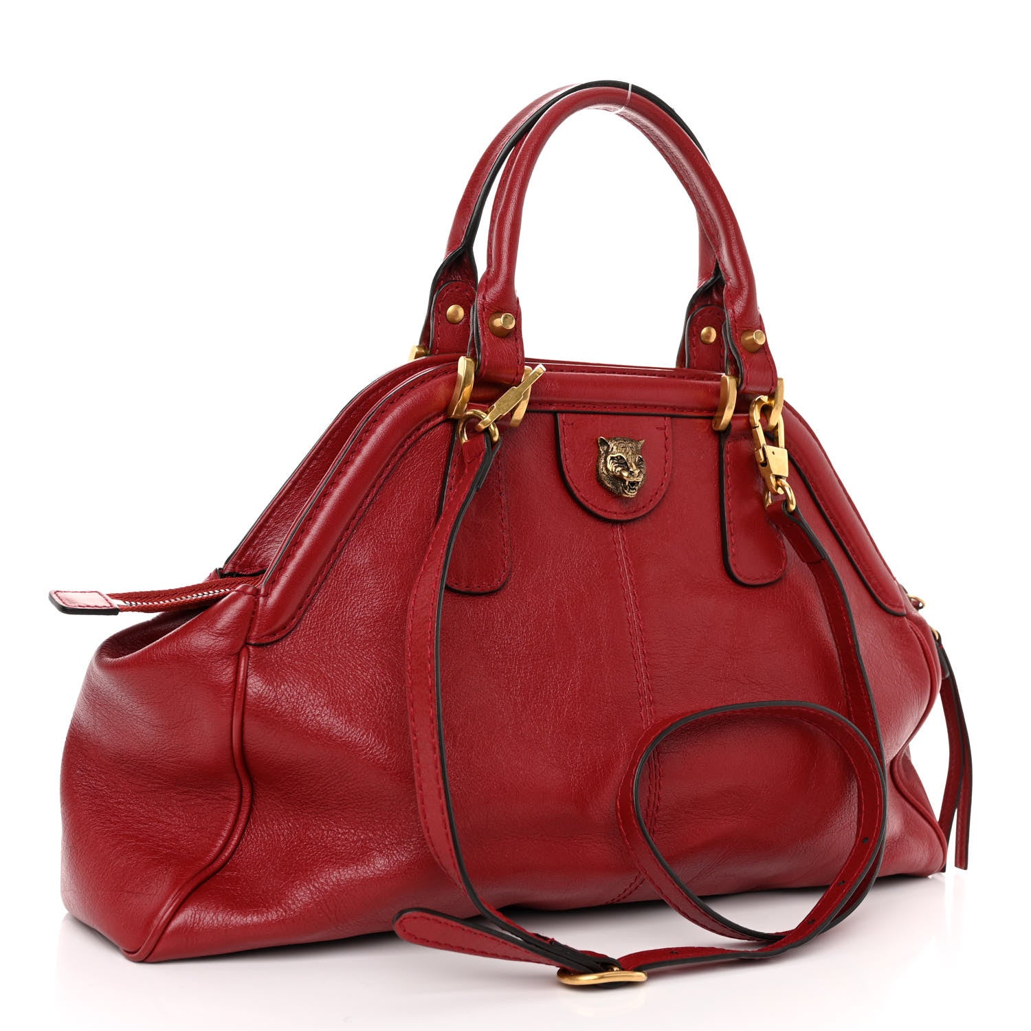 Gucci Piuma Lux Energy Medium Re(Belle) Top Handle Bag Romantic Cerise 3 of 12