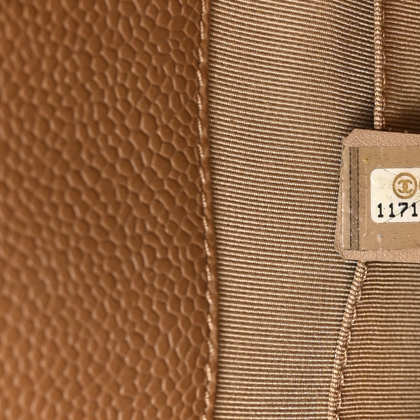 Caviar Quilted Grand Shopping Tote GST Beige Clair