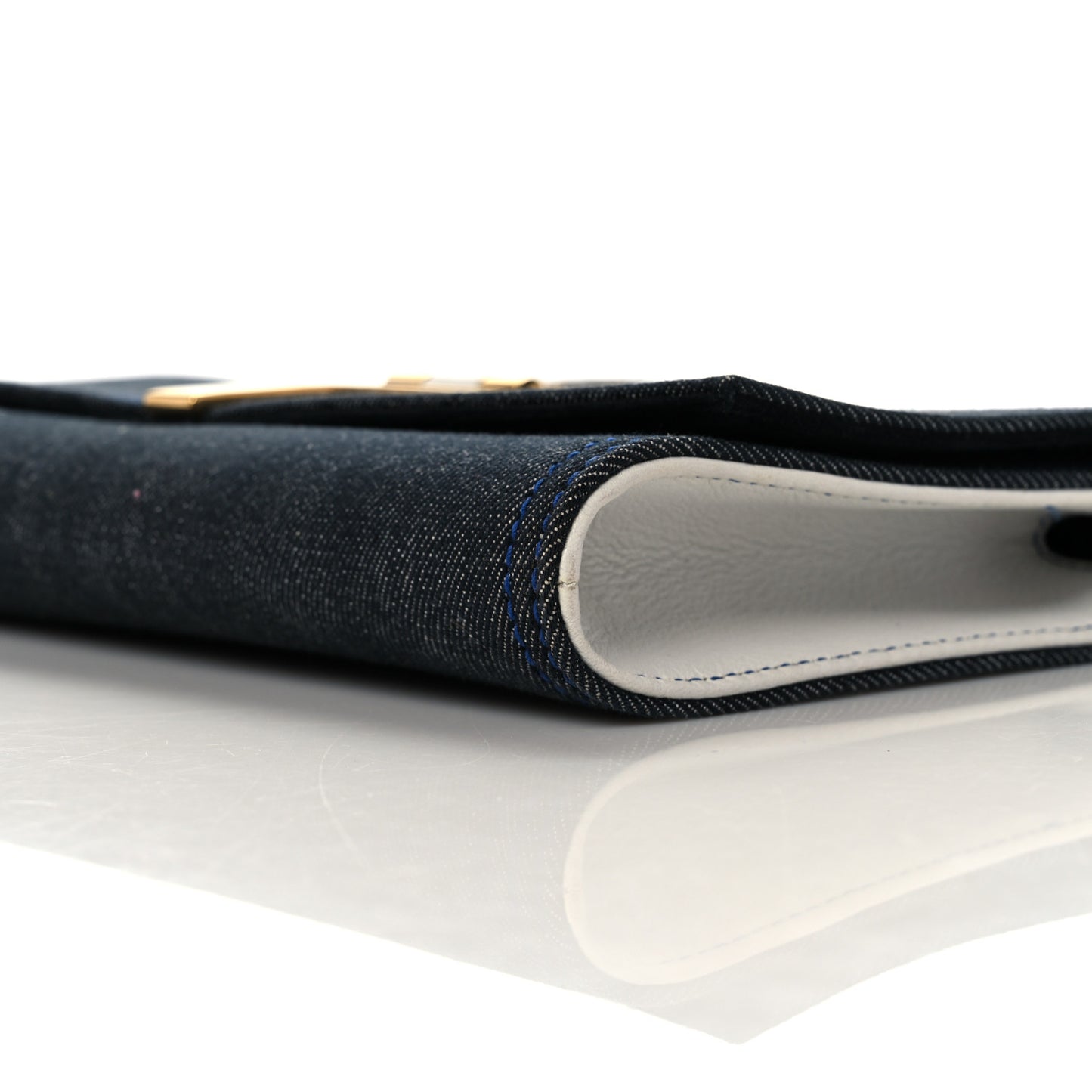 Denim Y Ligne Clutch