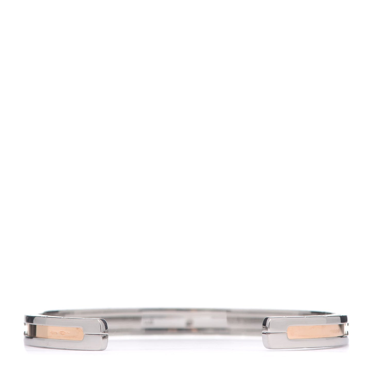 18K Rose Gold Stainless Steel B.Zero1 Cuff Bracelet SM
