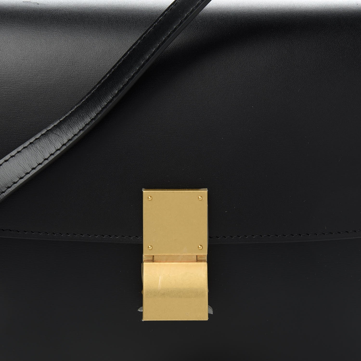 Celine Box Calfskin Medium Classic Box Flap Black 11 of 11
