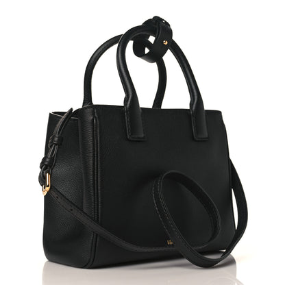 Versace Grained Calfskin Small La Medusa Tote Bag Black 2 of 8